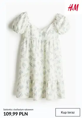 H&M - gazetka promocyjna Sukienki babydoll od soboty 20.06  - strona 7