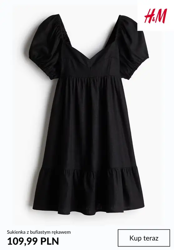 H&M - gazetka promocyjna Sukienki babydoll od soboty 20.06  - strona 8