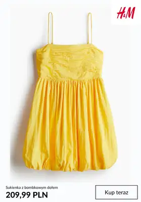 H&M - gazetka promocyjna Sukienki babydoll od soboty 20.06  - strona 10