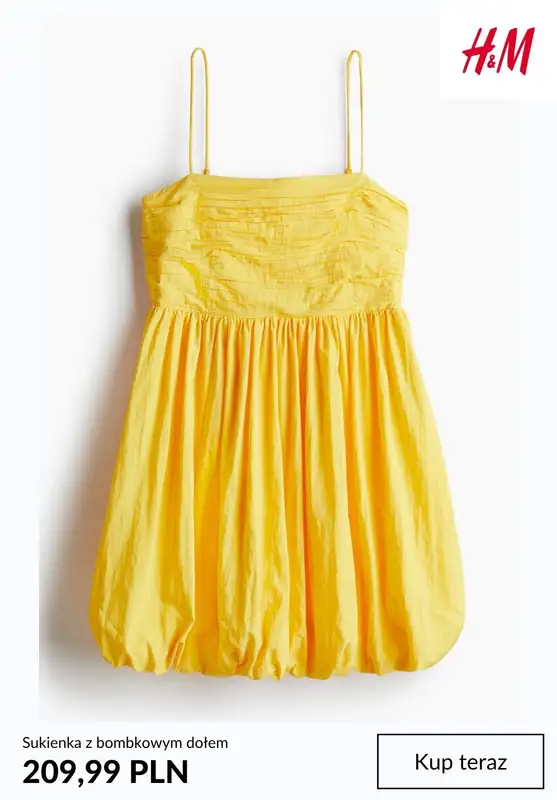 H&M - gazetka promocyjna Sukienki babydoll od soboty 20.06  - strona 10