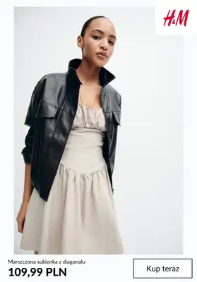 H&M - gazetka promocyjna Sukienki babydoll od soboty 20.06  - strona 9