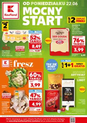 Kaufland - gazetka promocyjna Mocny Start od poniedziałku 22.06 do środy 24.06