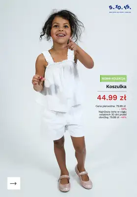 5.10.15 - gazetka promocyjna Koszulki dla dziewczynki na PROMOCJI! od piątku 19.06  - strona 10