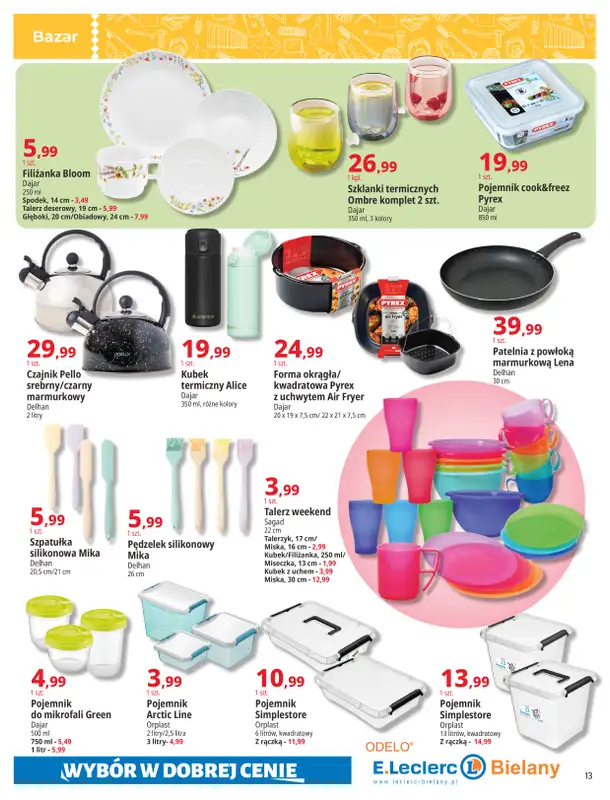 Leclerc - gazetka promocyjna Oferta Bielany I Tanio w E.Leclerc od wtorku 23.06 do soboty 04.07 - strona 13