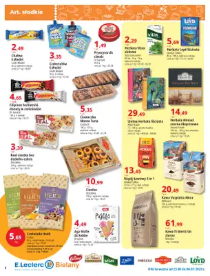 Leclerc - gazetka promocyjna Oferta Bielany I Tanio w E.Leclerc od wtorku 23.06 do soboty 04.07 - strona 6