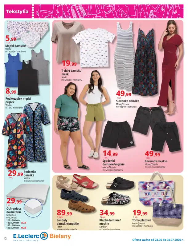 Leclerc - gazetka promocyjna Oferta Bielany I Tanio w E.Leclerc od wtorku 23.06 do soboty 04.07 - strona 12