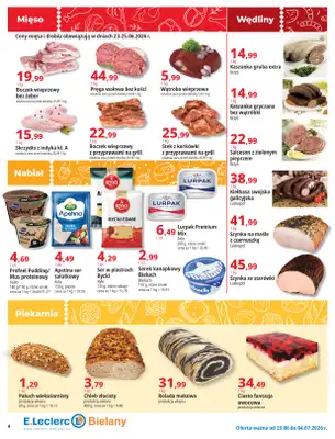 Leclerc - gazetka promocyjna Oferta Bielany I Tanio w E.Leclerc od wtorku 23.06 do soboty 04.07 - strona 4