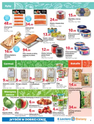 Leclerc - gazetka promocyjna Oferta Bielany I Tanio w E.Leclerc od wtorku 23.06 do soboty 04.07 - strona 5