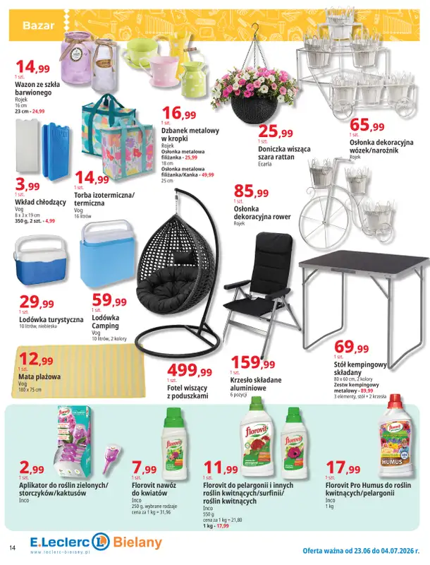 Leclerc - gazetka promocyjna Oferta Bielany I Tanio w E.Leclerc od wtorku 23.06 do soboty 04.07 - strona 14