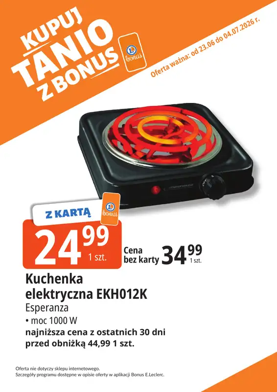 Leclerc - gazetka promocyjna Kupuj tanio z bonus od wtorku 23.06 do soboty 04.07 - strona 25