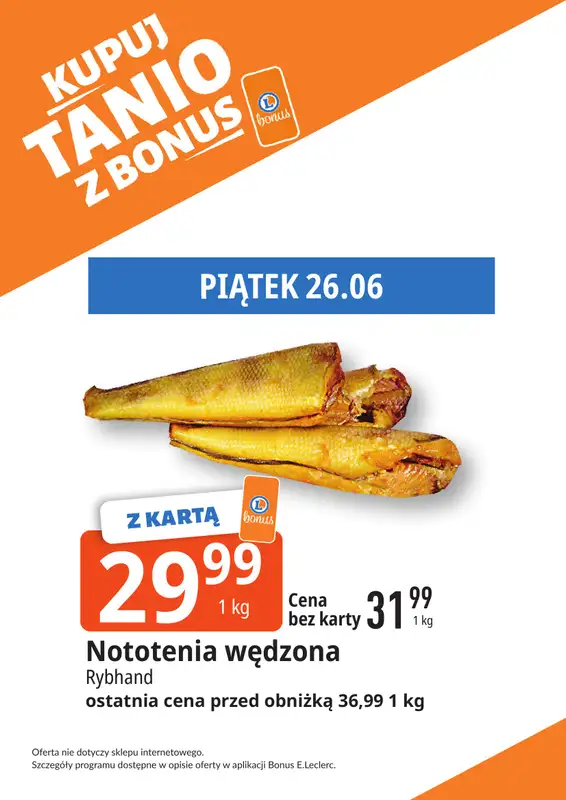 Leclerc - gazetka promocyjna Kupuj tanio z bonus od wtorku 23.06 do soboty 04.07 - strona 7