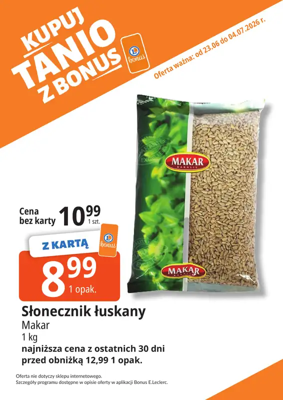 Leclerc - gazetka promocyjna Kupuj tanio z bonus od wtorku 23.06 do soboty 04.07 - strona 17