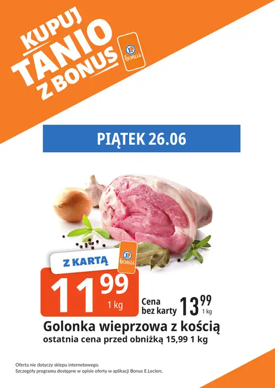 Leclerc - gazetka promocyjna Kupuj tanio z bonus od wtorku 23.06 do soboty 04.07 - strona 8