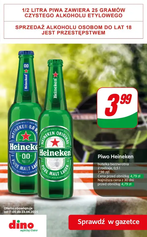 Dino - gazetka promocyjna Super oferty na PIWO od piątku 19.06 do wtorku 23.06 - strona 12