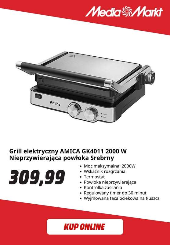 Media Markt - gazetka promocyjna -20 zł za każde wydane 200 zł na małe AGD Amica od piątku 19.06 do niedzieli 28.06 - strona 6