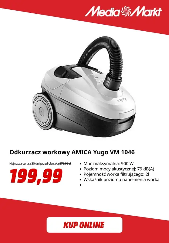 Media Markt - gazetka promocyjna -20 zł za każde wydane 200 zł na małe AGD Amica od piątku 19.06 do niedzieli 28.06 - strona 3