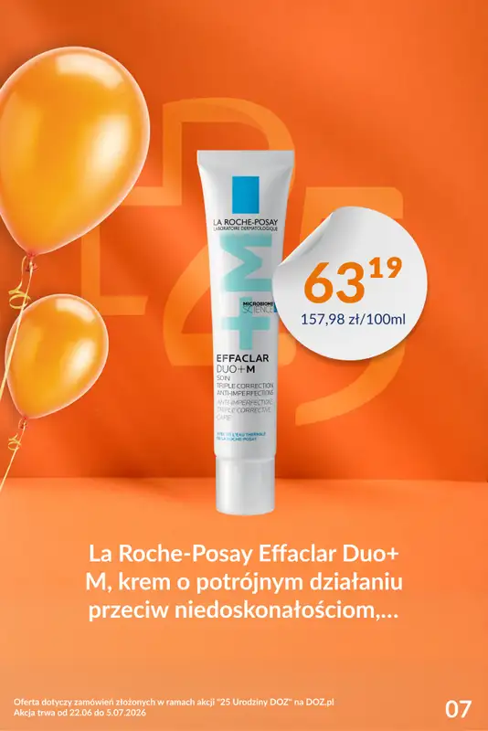 DOZ.PL - gazetka promocyjna Sprawdź Dermo hity! 25 urodziny DOZ od poniedziałku 22.06 do niedzieli 05.07 - strona 7