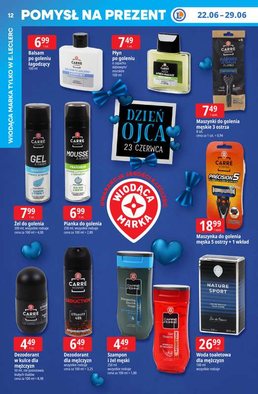Leclerc - gazetka promocyjna Oferta E.Leclerc I Tanio to tu! od poniedziałku 22.06 do poniedziałku 29.06 - strona 12