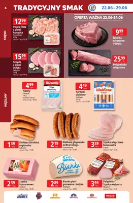 Leclerc - gazetka promocyjna Oferta E.Leclerc I Tanio to tu! od poniedziałku 22.06 do poniedziałku 29.06 - strona 6
