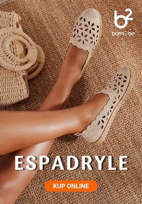 Born2be - gazetka promocyjna Espadryle w super cenach od niedzieli 21.06 do wtorku 30.06
