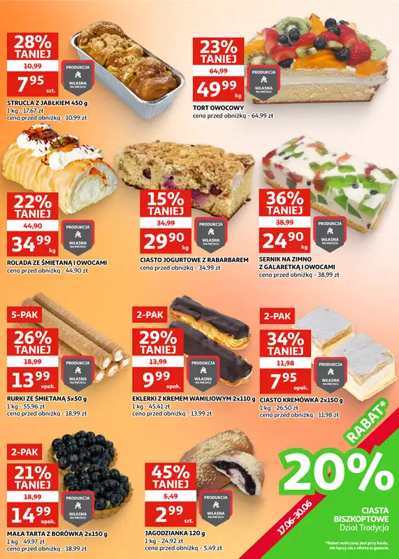 Auchan - gazetka promocyjna Gazetka Zielona Góra I Nareszcie wakacje!  do wtorku 30.06 - strona 15
