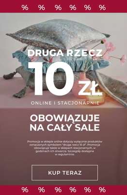 home&you - gazetka promocyjna Druga rzecz za 10 zł - również NA CAŁY SALE od piątku 19.06 do wtorku 23.06