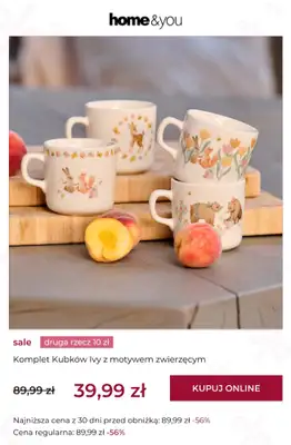 home&you - gazetka promocyjna Druga rzecz za 10 zł - również NA CAŁY SALE od piątku 19.06 do wtorku 23.06 - strona 3