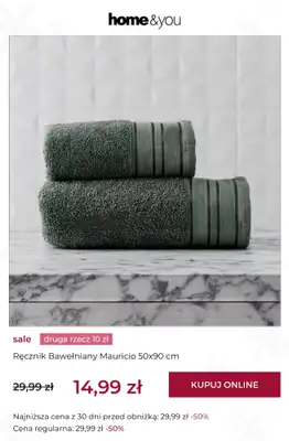 home&you - gazetka promocyjna Druga rzecz za 10 zł - również NA CAŁY SALE od piątku 19.06 do wtorku 23.06 - strona 2