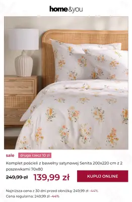 home&you - gazetka promocyjna Druga rzecz za 10 zł - również NA CAŁY SALE od piątku 19.06 do wtorku 23.06 - strona 11