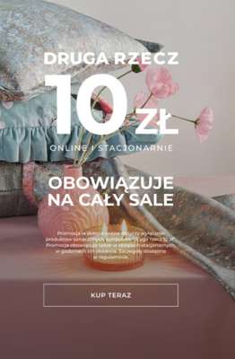 home&you - gazetka promocyjna Druga rzecz za 10 zł - w cenach regularnych od piątku 19.06 do wtorku 23.06