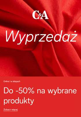 BEST SALE - gazetka promocyjna C&A | Do -50% na wyprzedaży od piątku 19.06 