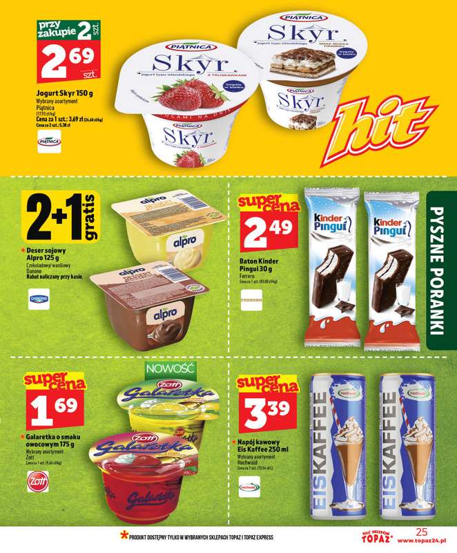 TOPAZ - gazetka promocyjna Nowa gazetka od czwartku, 25.06 od czwartku 25.06 do środy 01.07 - strona 25