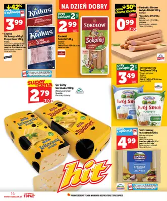 TOPAZ - gazetka promocyjna Nowa gazetka od czwartku, 25.06 od czwartku 25.06 do środy 01.07 - strona 14