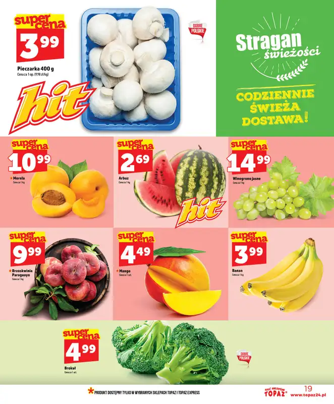 TOPAZ - gazetka promocyjna Nowa gazetka od czwartku, 25.06 od czwartku 25.06 do środy 01.07 - strona 19