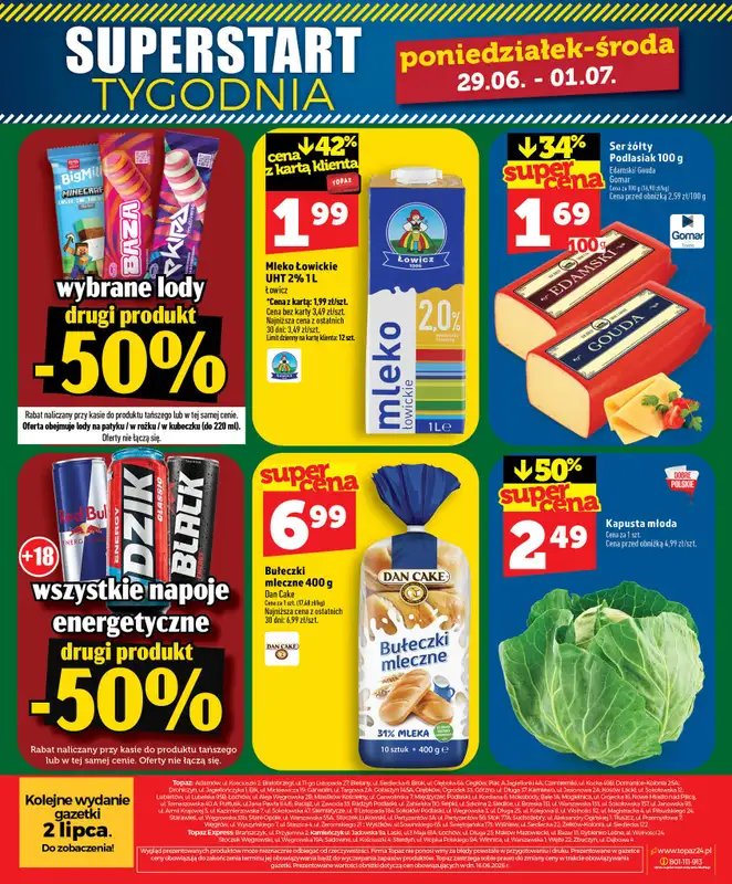 TOPAZ - gazetka promocyjna Nowa gazetka od czwartku, 25.06 od czwartku 25.06 do środy 01.07 - strona 46
