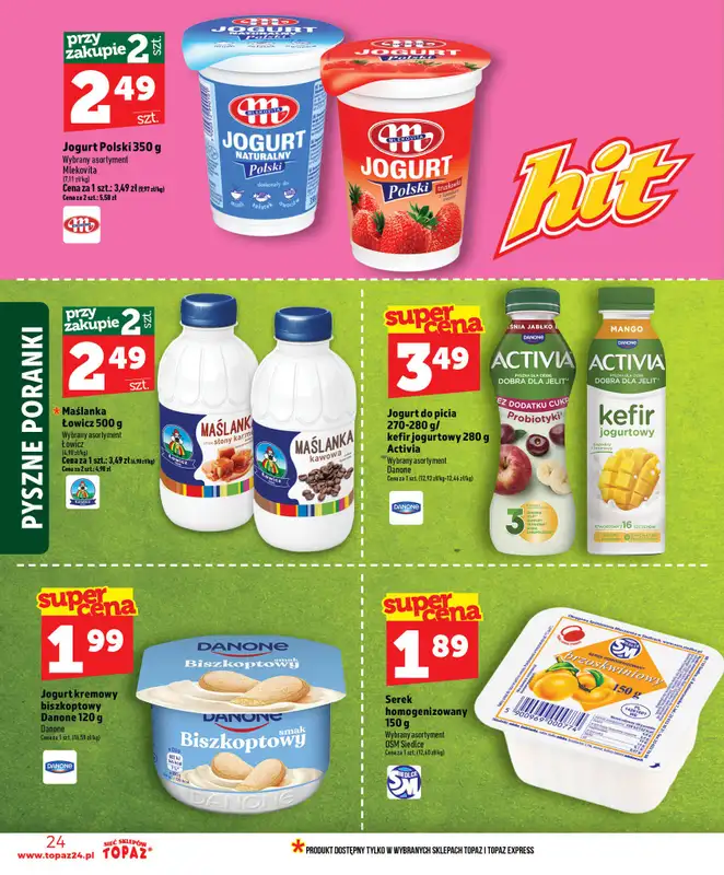 TOPAZ - gazetka promocyjna Nowa gazetka od czwartku, 25.06 od czwartku 25.06 do środy 01.07 - strona 24
