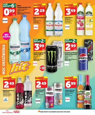 TOPAZ - gazetka promocyjna Nowa gazetka od czwartku, 25.06 od czwartku 25.06 do środy 01.07 - strona 34