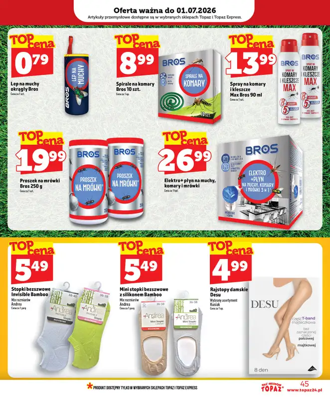 TOPAZ - gazetka promocyjna Nowa gazetka od czwartku, 25.06 od czwartku 25.06 do środy 01.07 - strona 45
