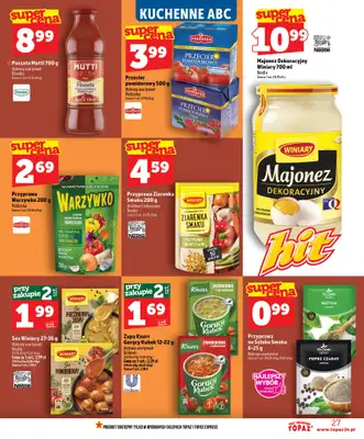 TOPAZ - gazetka promocyjna Nowa gazetka od czwartku, 25.06 od czwartku 25.06 do środy 01.07 - strona 27