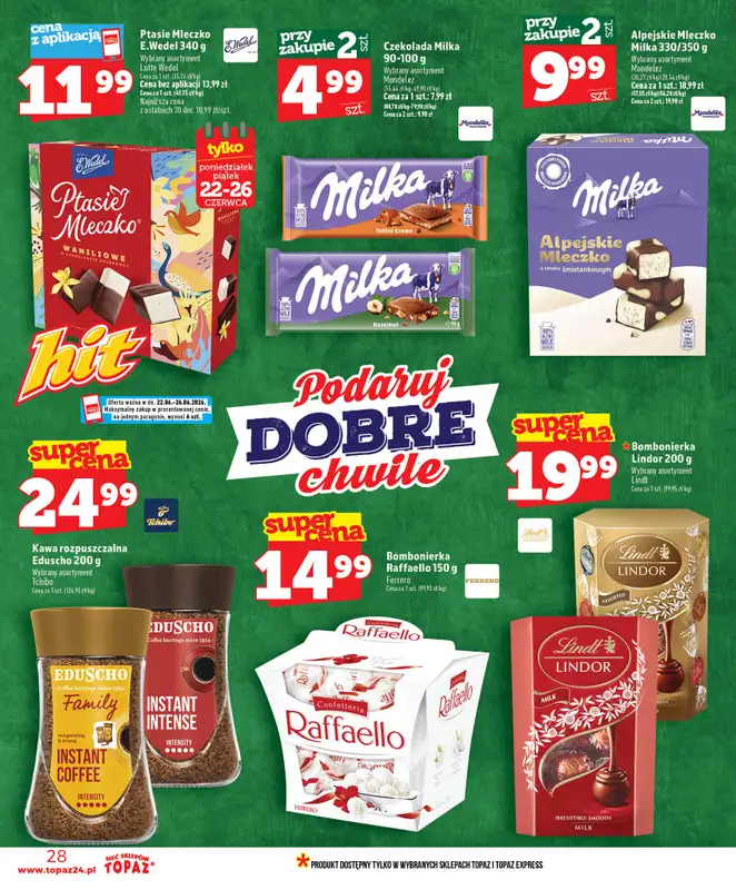 TOPAZ - gazetka promocyjna Nowa gazetka od czwartku, 25.06 od czwartku 25.06 do środy 01.07 - strona 28