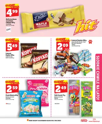 TOPAZ - gazetka promocyjna Nowa gazetka od czwartku, 25.06 od czwartku 25.06 do środy 01.07 - strona 29