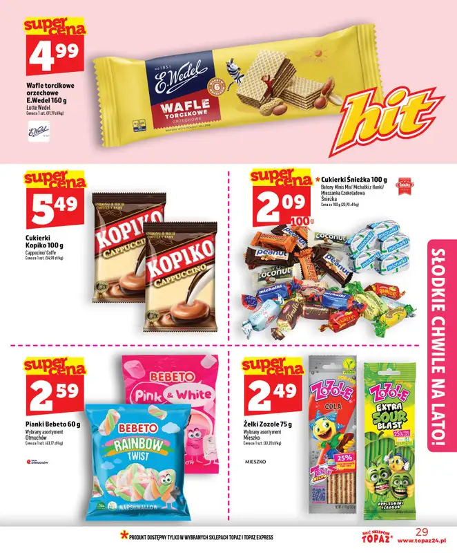 TOPAZ - gazetka promocyjna Nowa gazetka od czwartku, 25.06 od czwartku 25.06 do środy 01.07 - strona 29