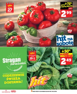 TOPAZ - gazetka promocyjna Nowa gazetka od czwartku, 25.06 od czwartku 25.06 do środy 01.07 - strona 18