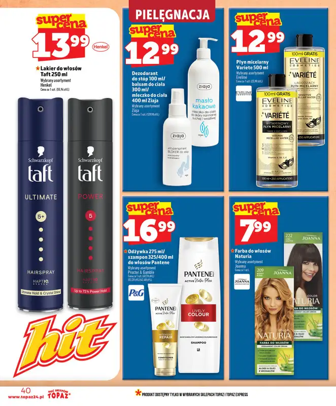 TOPAZ - gazetka promocyjna Nowa gazetka od czwartku, 25.06 od czwartku 25.06 do środy 01.07 - strona 40