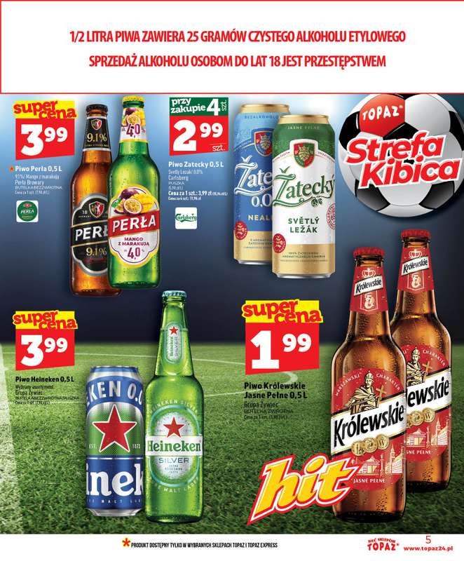 TOPAZ - gazetka promocyjna Nowa gazetka od czwartku, 25.06 od czwartku 25.06 do środy 01.07 - strona 5