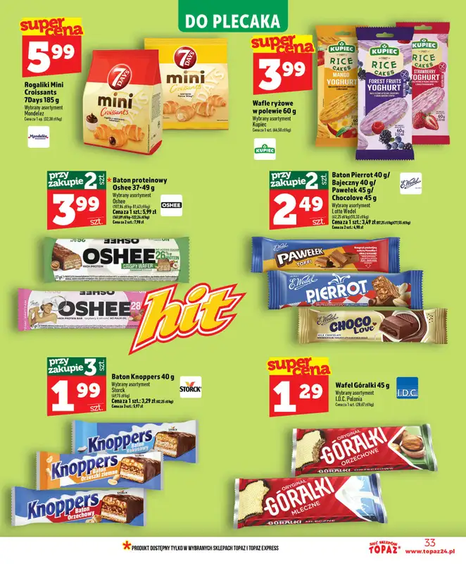 TOPAZ - gazetka promocyjna Nowa gazetka od czwartku, 25.06 od czwartku 25.06 do środy 01.07 - strona 33