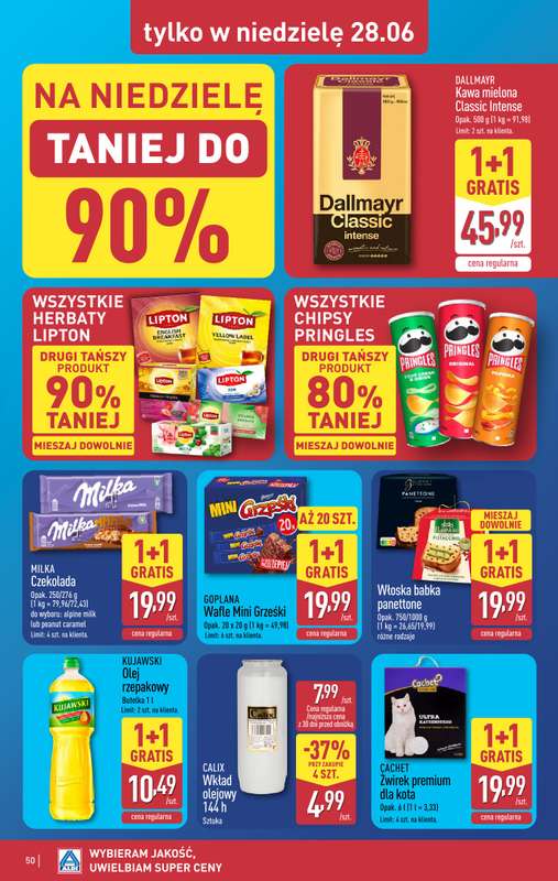 Aldi - gazetka promocyjna Pełny katalog! od poniedziałku 22.06 do niedzieli 28.06 - strona 50