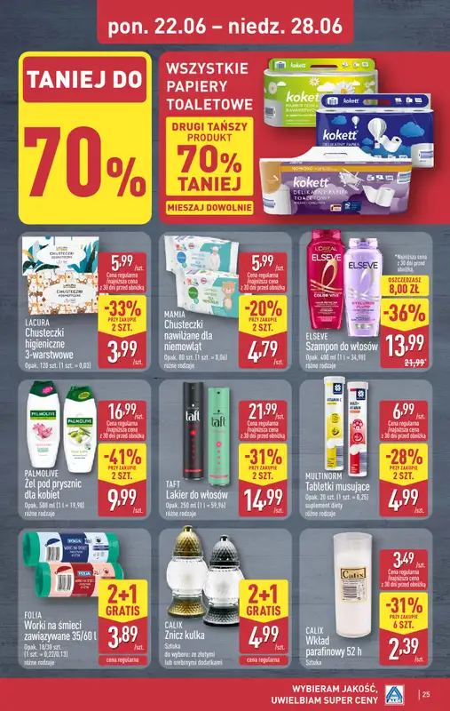 Aldi - gazetka promocyjna Pełny katalog! od poniedziałku 22.06 do niedzieli 28.06 - strona 25