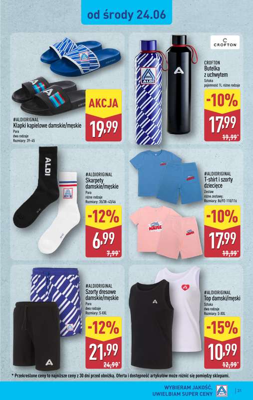 Aldi - gazetka promocyjna Pełny katalog! od poniedziałku 22.06 do niedzieli 28.06 - strona 31