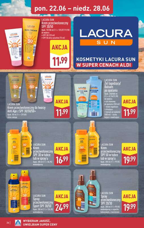 Aldi - gazetka promocyjna Pełny katalog! od poniedziałku 22.06 do niedzieli 28.06 - strona 26